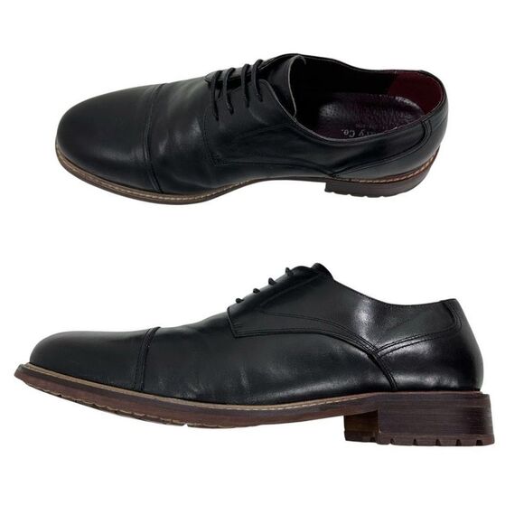 Vintage Foundry Co. Cyrus Black Leather Cap Toe Oxfords Men’s Size 12 main image 11